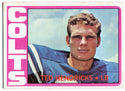 Ted Hendricks Unsigned 1972 Topps Card