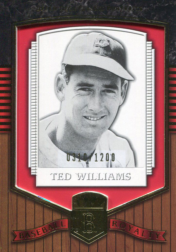 Ted Williams Unsigned 2003 Upper Deck Portraits Card