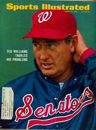 Ted Williams Unsigned March 1969 Sports Illustrated Magazine