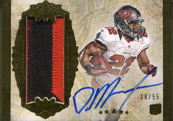 Doug Martin Autographed 2012 Topps Five Star Jumbo Patch Rookie Card