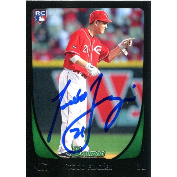 Todd Frazier Autographed 2012 Bowman Rookie Card