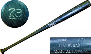 Tim Bogar Unsigned Game Used Louisville Slugger P72 Bat