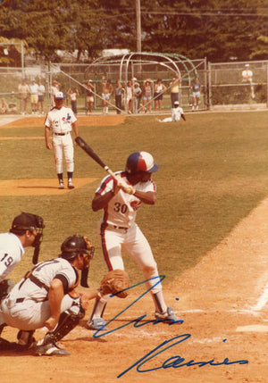 Tim Raines Autographed 3x5 Photo