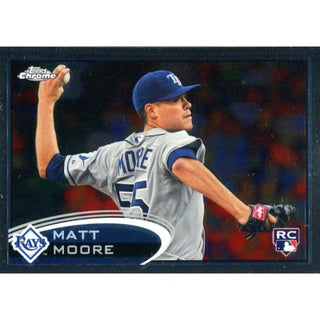 Matt Moore Unsigned 2012 Topps Chrome Rookie Card
