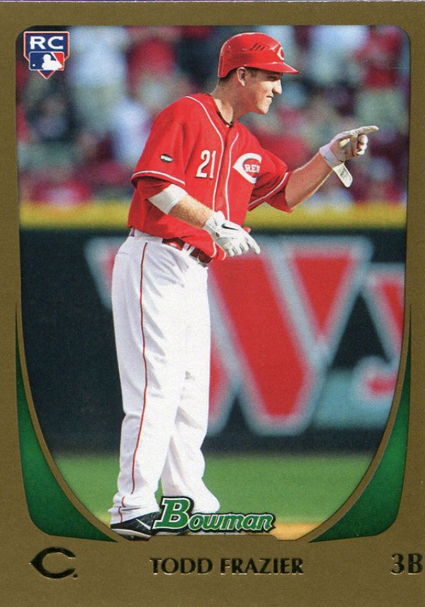 Todd Frazier Unsigned 2011 Bowman Rookie Card