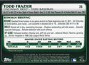 Todd Frazier Unsigned 2011 Bowman Chrome Rookie Card