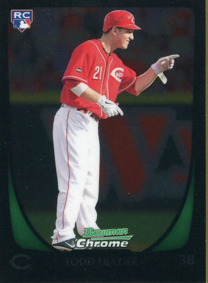 Todd Frazier Unsigned 2011 Bowman Chrome Rookie Card