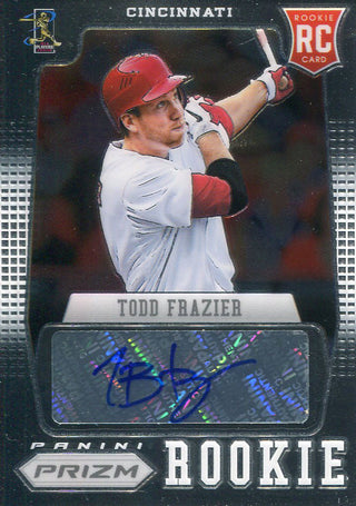 Todd Frazier Autographed 2012 Panini Prizm Rookie Card Front