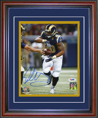 Todd Gurley Autographed Framed 8x10 Photo (PSA)