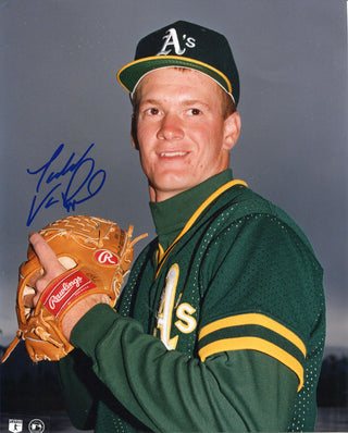 Todd Van Poppel Autographed 8x10 Photo