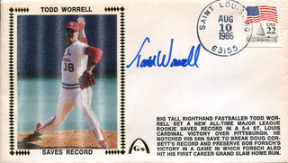 Todd Worrell Autographed First Day Cover