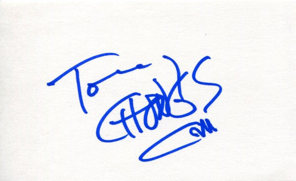 Tommy Chong Autographed 3x5 Card