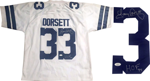 Tony Dorsett "HOF 94" Autographed Dallas Cowboys Jersey (JSA)
