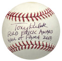 Tony Kubek "Ford Frick Award Hall of Fame 2009" Autographed Baseball (JSA)