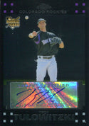 Troy Tulowtizki Autographed 2007 Topps Chrome Rookie Card Front