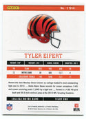 Tyler Eifert 2013 Panini Rookie & Stars Rookie Card Back