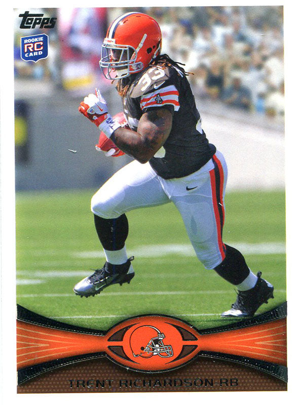 Trent Richardson Unsigned 2012 Topps Rookie Card