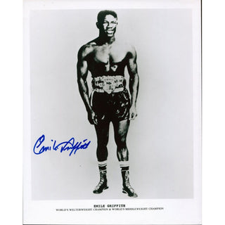 Emile Griffith Autographed 8x10 Boxing Photo