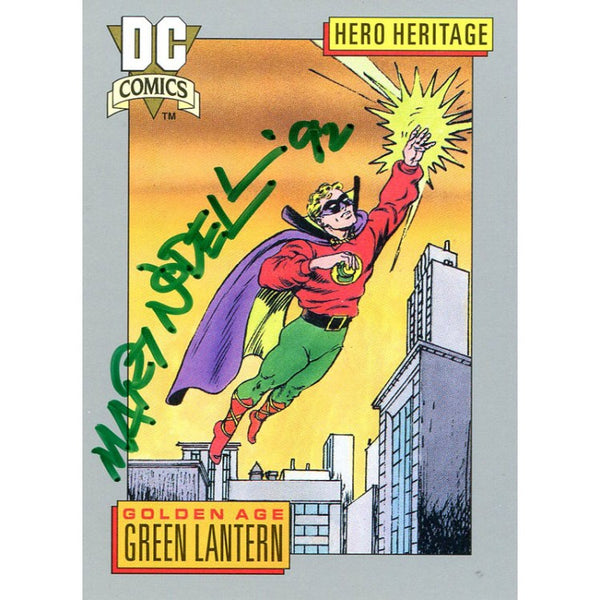 Martin Nodell Autographed 1991 DC Comics Card