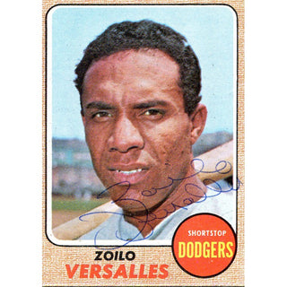 Zoilo Versalles Autographed 1968 Topps Card