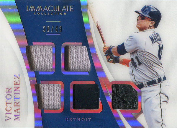 Victor Martinez 2017 Panini Immaculate Jersey Card