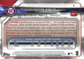 Victor Robles 2018 Bowman Rookie Card