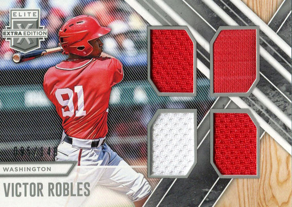 Victor Robles 2017 Panini Elite Extra Edition Jersey Card