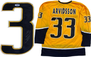 Viktor Arvidsson Autographed Nashville Predators Jersey (PSA)