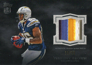 Philip Rivers player worn jersey patch football card (San Diego