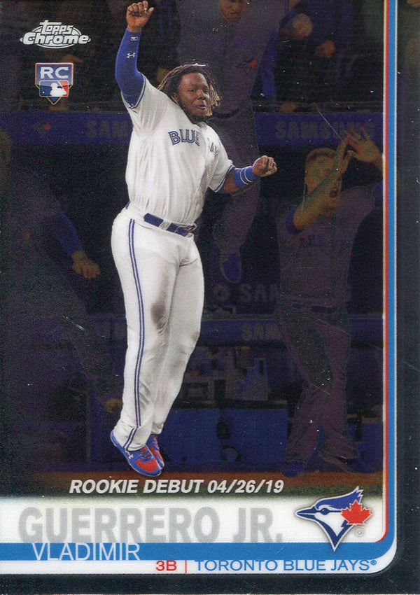 Vladimir Guerrero Jr. 2019 Topps Chrome Rookie Card #58