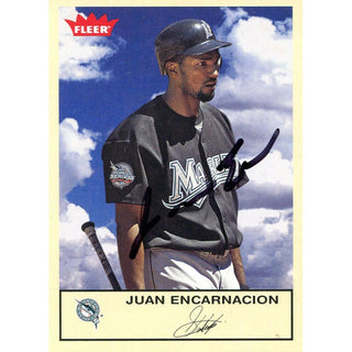 Juan Encarnacion Autographed 2005 Fleer Card