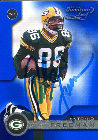 Antonio Freeman Autographed 2001 Donruss Card