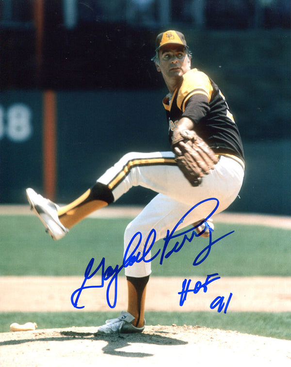 Gaylord Perry HOF 91 Autographed 8x10 Photo
