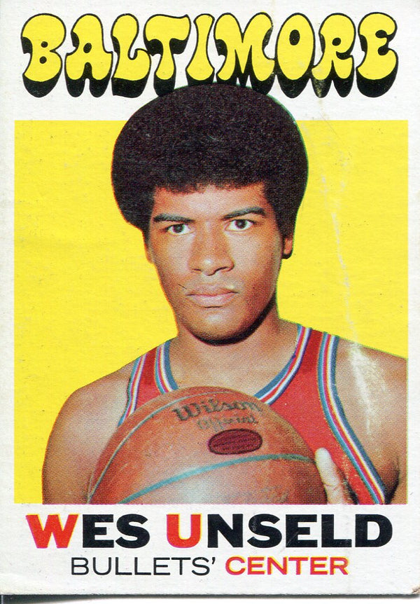 Wes Unseld 1971-72 Topps Card