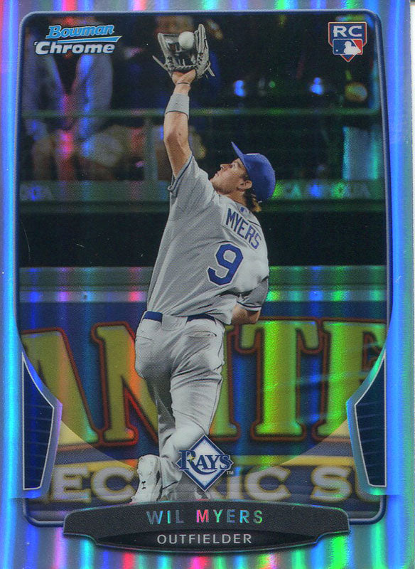Wil Myers Unsigned 2013 Bowman Chrome Rookie Refractor Card