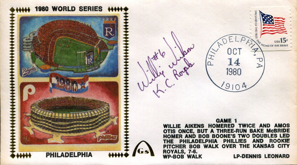Willie Aikens Autographed First Day Cover 