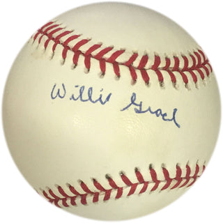 Willie Grace Autographed Baseball (JSA)