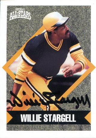 Willie Stargell Autographed 1991 Topps All-Stars Card