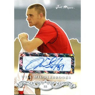 Will Middlebrooks Autographed 2007 Just Minors Card