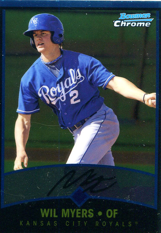 Wil Myers Unsigned 2011 Bowman Chrome Rookie Card