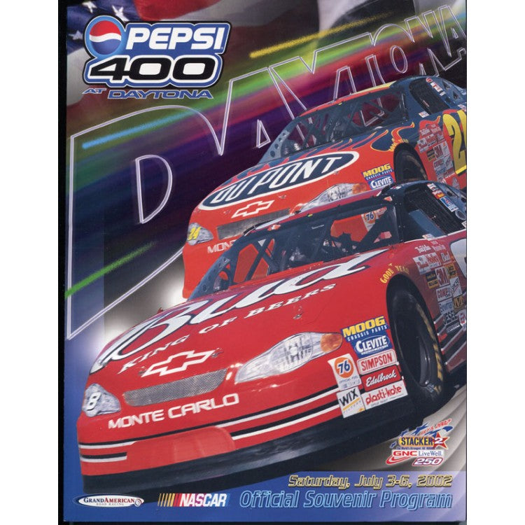 Daytona Pepsi 400 Official Program 2002 | Hollywood Collectibles