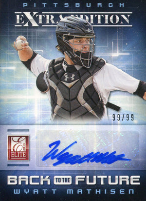 Wyatt Mathisen Autographed 2013 Panini Elite Rookie Card