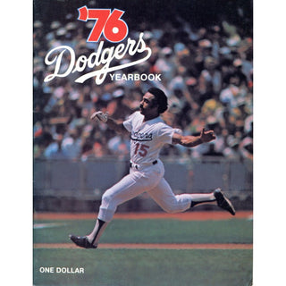1976 Los Angeles Dodgers Unsigned Program