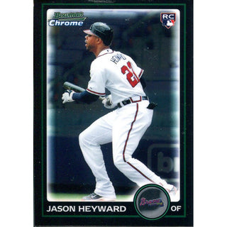 Jason Heyward Unsigned 2010 Bowman Chrome Rookie Card