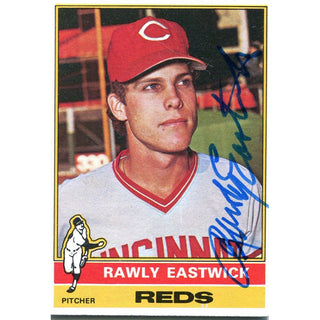 Rawly Eastwick Autographed 1976 Topps Card