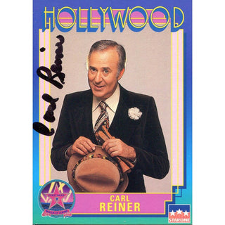 Carl Reiner Autographed Hollywood Card