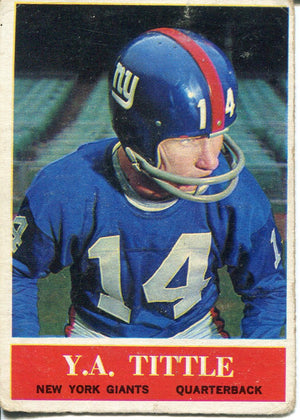 YA Tittle 1964 Philadelphia Card #124