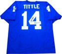 YA Tittle "HOF 71" Autographed New York Giants Jersey (JSA) Back