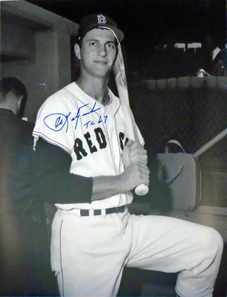Carl Yastrzemski TC 67 Autographed Rookie 16x20 Photo