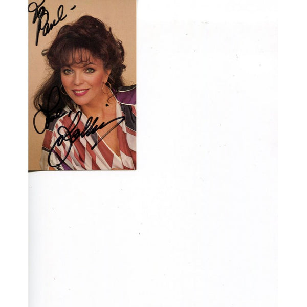 Joan Colins Autographed 8x10 Photo